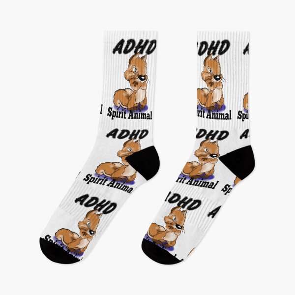 Item preview, ADHD Spirit Animal - Look ! its a Squirrel ! designed and sold by SilentlyRob668.