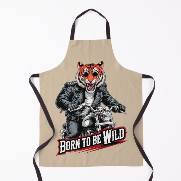 Item preview, Born to Be Wild Tiger On A Motorcycle designed and sold by TheArtOfPat.