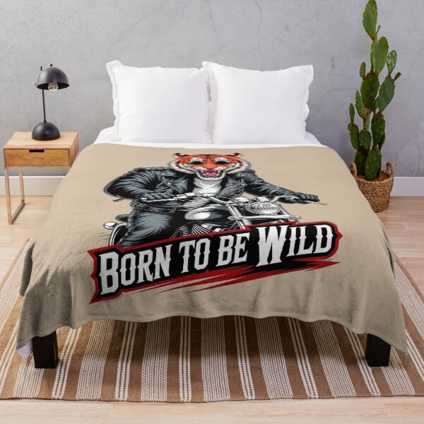 Item preview, Born to Be Wild Tiger On A Motorcycle designed and sold by TheArtOfPat.