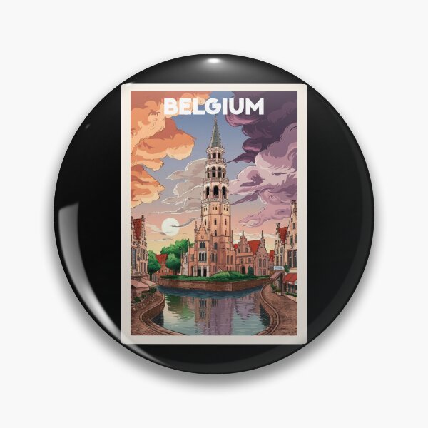 Item preview, Belgium, Travel Art designed and sold by PinkandP.