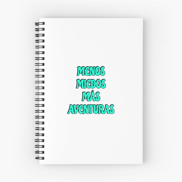 Item preview, Menos miedos, más aventuras - Spanish motivational designed and sold by Inspirationmotivation.