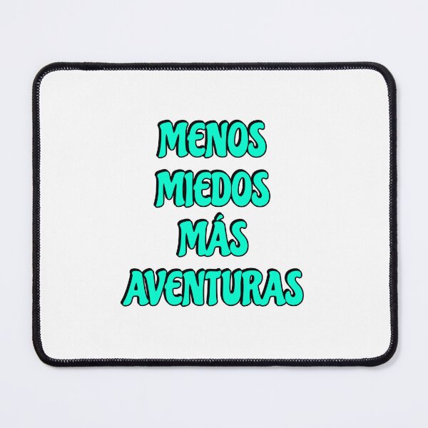 Item preview, Menos miedos, más aventuras - Spanish motivational designed and sold by Inspirationmotivation.