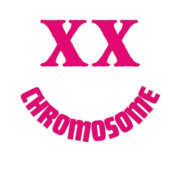 "Xx chromosome " Sticker for Sale by RecStore | Redbubble
