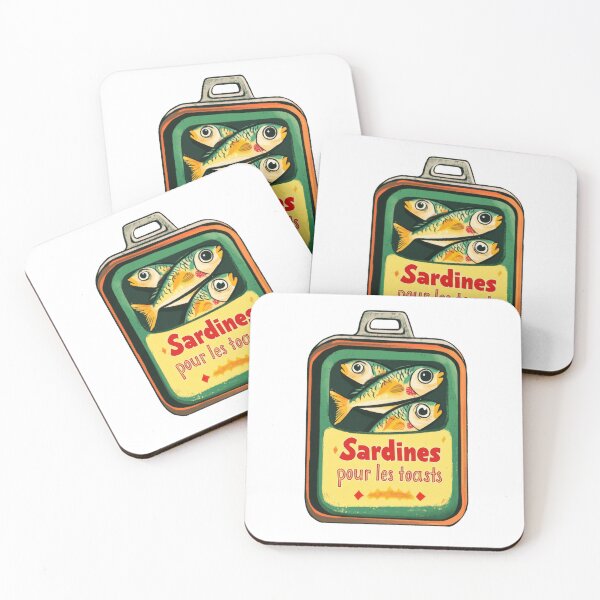 Item preview, Vintage Sardine Tin Design for Toasts designed and sold by BeUniqueCo.