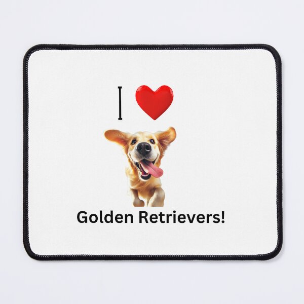 Item preview, I Love Golden Retrievers designed and sold by Harprints.Studio.