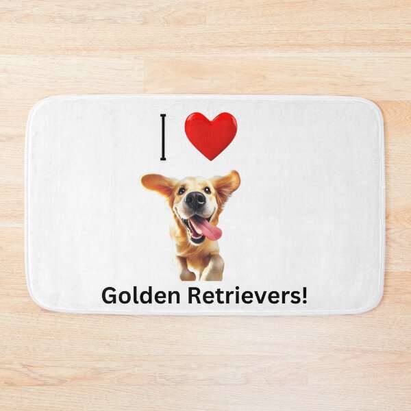 Item preview, I Love Golden Retrievers designed and sold by Harprints.Studio.