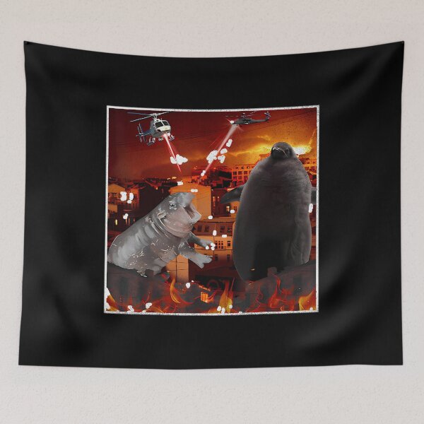 Item preview, Moo Deng And Pesto Battle designed and sold by canva-scharmco.
