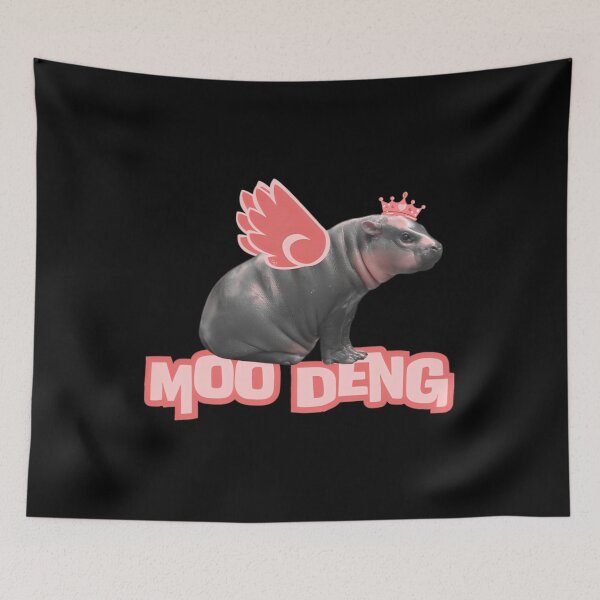 Item preview, Moo Deng Princess designed and sold by canva-scharmco.