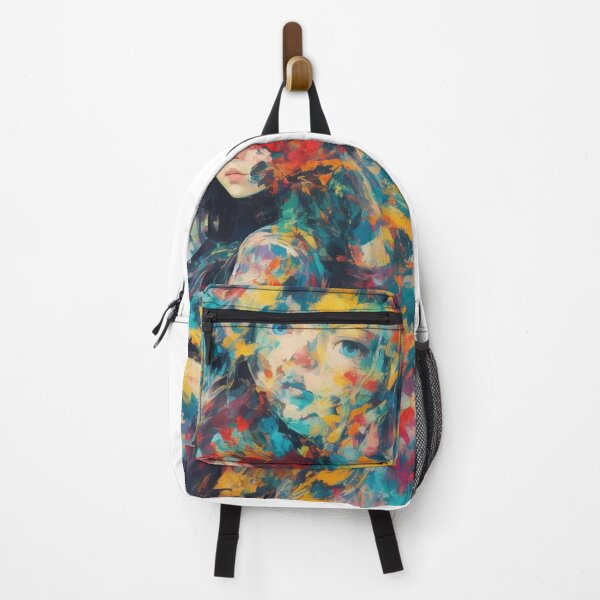 Item preview, Whimsical Portrait in Vivid Brushstrokes designed and sold by Innovative-sale.