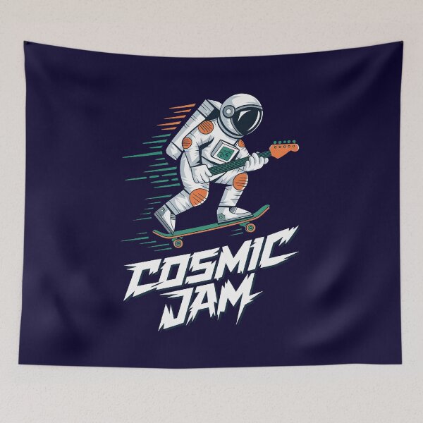 Item preview, Astronaut skate cosmic jam designed and sold by ArtbySameer.