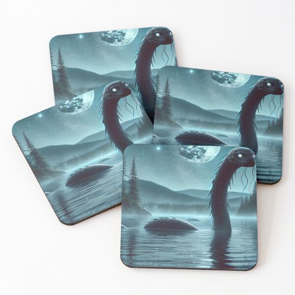 Item preview, Ogopogo Lake Monster at Night designed and sold by maxthegrem.