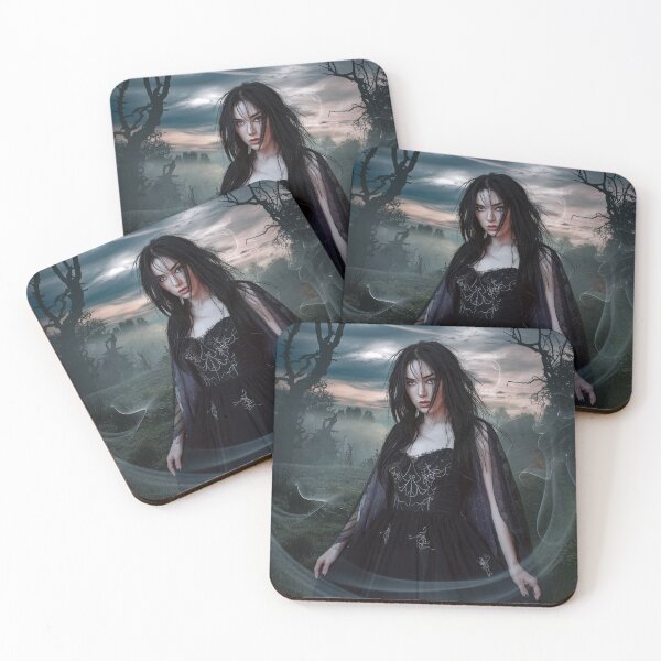 Item preview, Enigmatic Gothic Witch in Haunted Woods designed and sold by ZetaDream.