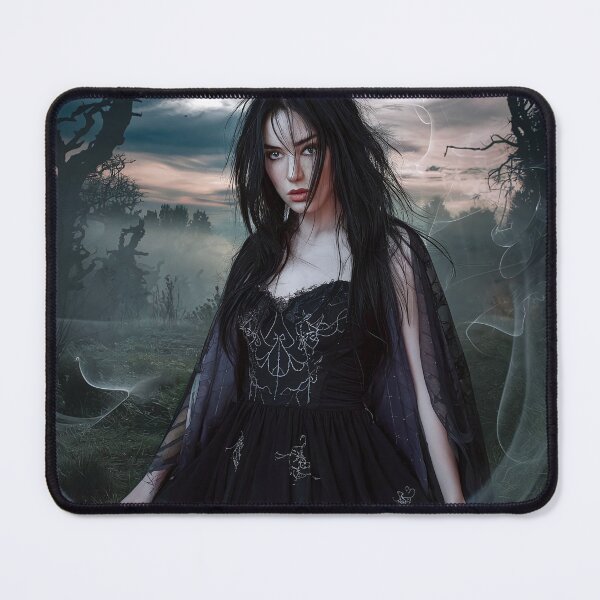 Item preview, Enigmatic Gothic Witch in Haunted Woods designed and sold by ZetaDream.