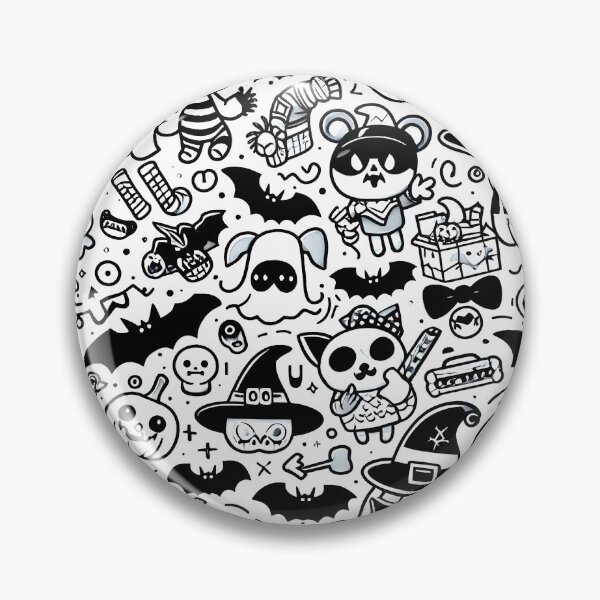 Item preview, Mystery Halloween Doodle designed and sold by Thai Vibe Studio.