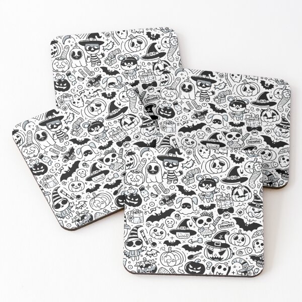 Item preview, Mystery Halloween Doodle designed and sold by Thai Vibe Studio.