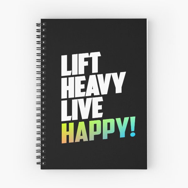 Item preview, Lift Heavy Live Happy designed and sold by TheFineShirt.