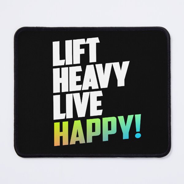 Item preview, Lift Heavy Live Happy designed and sold by TheFineShirt.