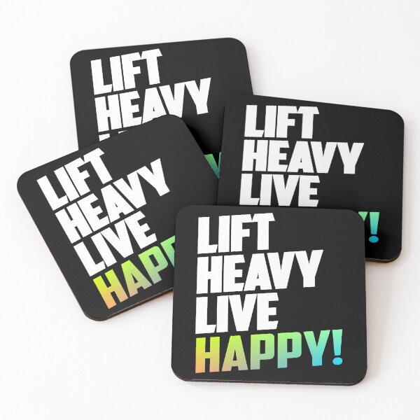Item preview, Lift Heavy Live Happy designed and sold by TheFineShirt.