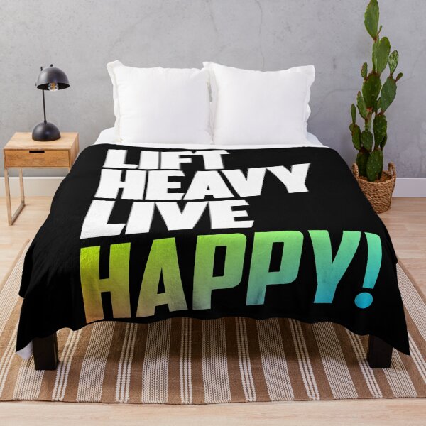 Item preview, Lift Heavy Live Happy designed and sold by TheFineShirt.