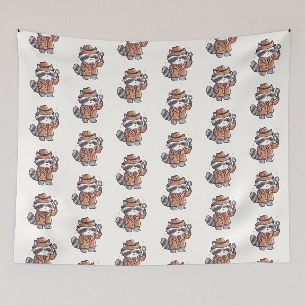 Item preview, Detective raccoon designed and sold by Mayarartsy.