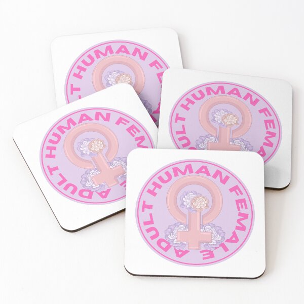 Item preview, Adult Human Female - Woman - Female Symbol Floral designed and sold by WomaNation.