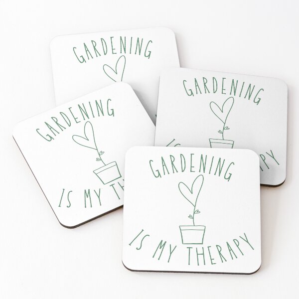 Item preview, Gardening Is My Therapy. Gift for Plant Lovers. Designed for Botanical & Gardening Men and Women. Green Writing designed and sold by That Cheeky Tee.