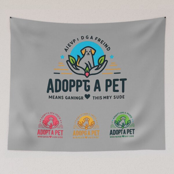 Item preview, Adopt a Pet- Give Love, Gain a Friend designed and sold by HappyLifeStore6.