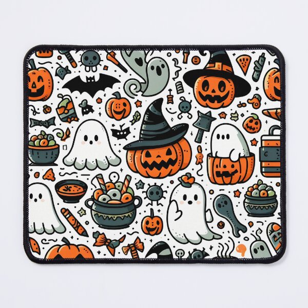 Item preview, Halloween Ghostly Doodle designed and sold by Thai Vibe Studio.