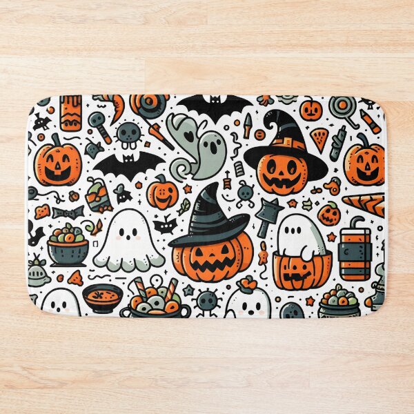 Item preview, Halloween Ghostly Doodle designed and sold by Thai Vibe Studio.