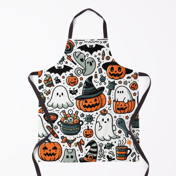 Item preview, Halloween Ghostly Doodle designed and sold by Thai Vibe Studio.