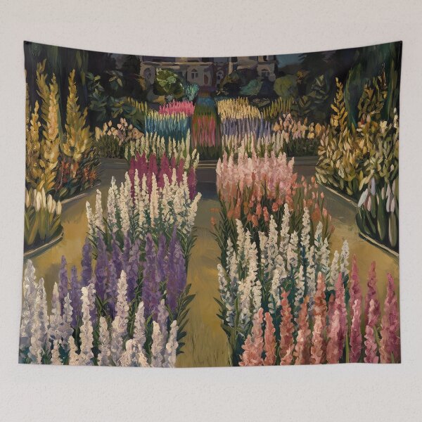 Item preview, Vibrant Garden At Night Inspired By Gustav Klimt designed and sold by Tamas Das.