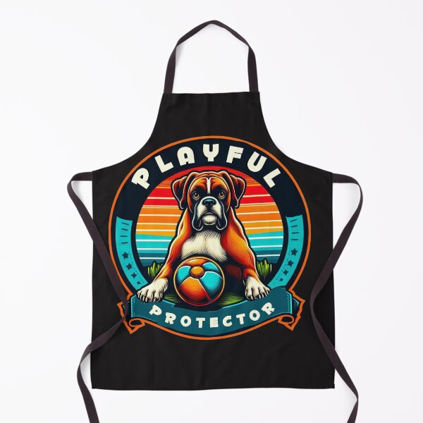 Item preview, Playful Protector: The Energetic Boxer designed and sold by communedesigns.