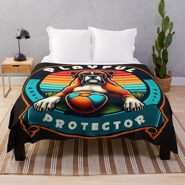 Item preview, Playful Protector: The Energetic Boxer designed and sold by communedesigns.
