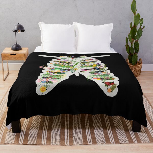 Item preview, Blooming Bones Skeleton is Full of Life designed and sold by LivingRoomZoo.