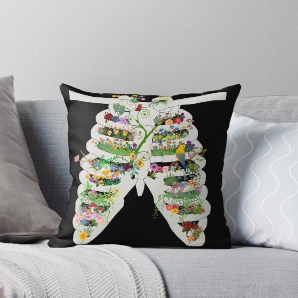 Item preview, Blooming Bones Skeleton is Full of Life designed and sold by LivingRoomZoo.