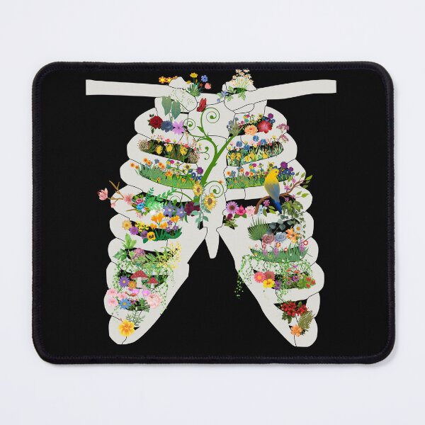 Item preview, Blooming Bones Skeleton is Full of Life designed and sold by LivingRoomZoo.