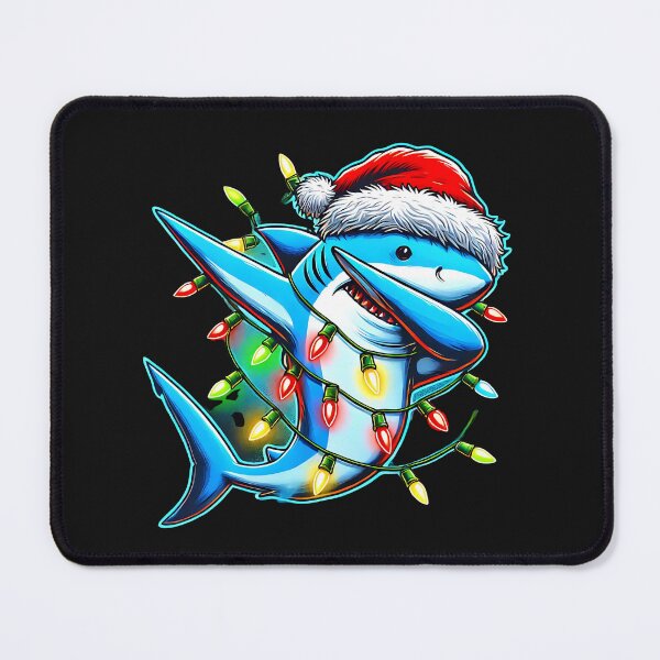 Item preview, Funny Dabbing Shark Christmas Lights Holiday Cheer designed and sold by Nalin-Design.