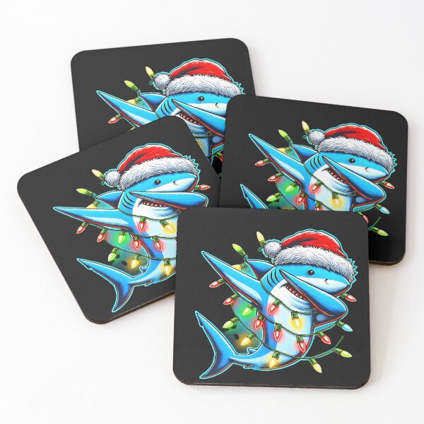 Item preview, Funny Dabbing Shark Christmas Lights Holiday Cheer designed and sold by Nalin-Design.