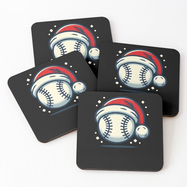 Item preview, Baseball with Santa Hat Festive Christmas Sports Fun designed and sold by Nalin-Design.