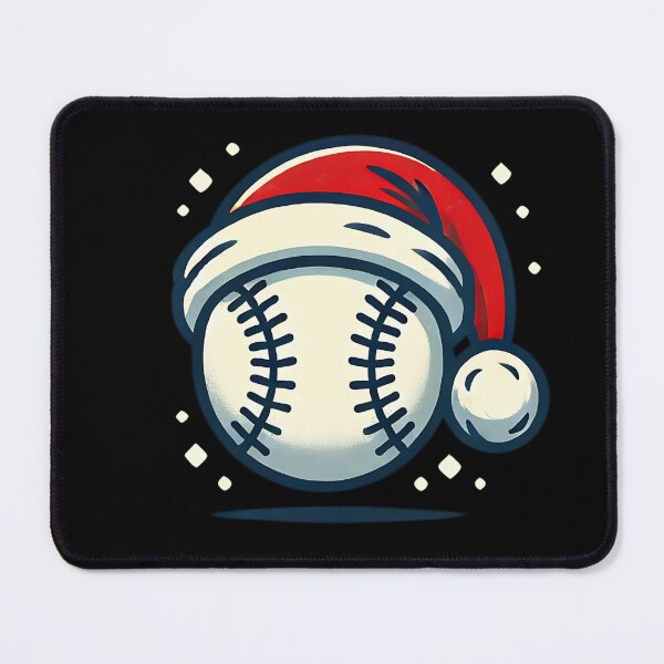 Item preview, Baseball with Santa Hat Festive Christmas Sports Fun designed and sold by Nalin-Design.