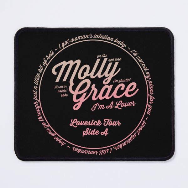 Item preview, Molly Grace’s Lovesick Tour Setlist Circle (Side A) designed and sold by R. Hatchet Designs.