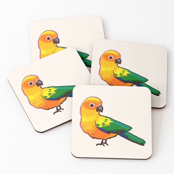 Item preview, Cute Sun Conure illustration  designed and sold by Artofmayara.