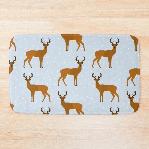 Item preview, Reindeer on blue designed and sold by reneesillus.