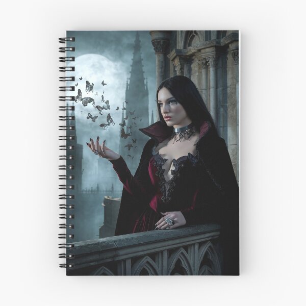Item preview, Gothic Vampire with Dark Butterflies designed and sold by ZetaDream.