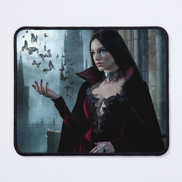 Item preview, Gothic Vampire with Dark Butterflies designed and sold by ZetaDream.