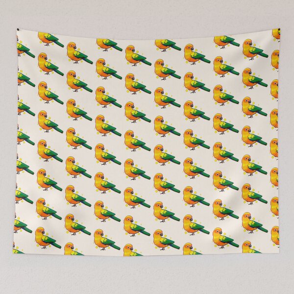 Item preview, Sun Conure illustration  designed and sold by Artofmayara.