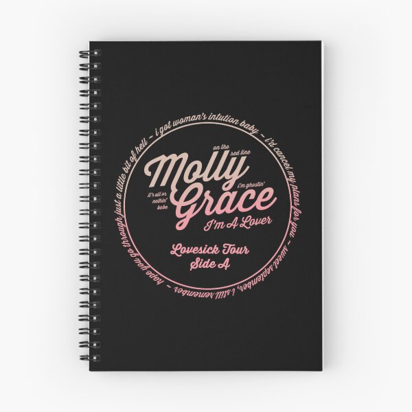 Item preview, Molly Grace’s Lovesick Tour Setlist Circle (Side A) designed and sold by R. Hatchet Designs.