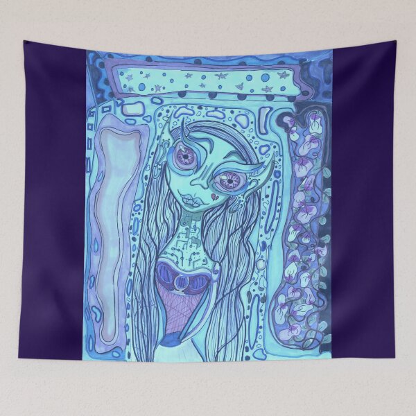 Item preview, Blue Star Gazer  designed and sold by rdrakeart.