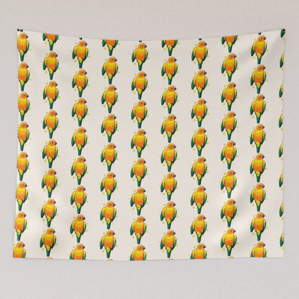Item preview, Cute Sun Conure art  designed and sold by Artofmayara.