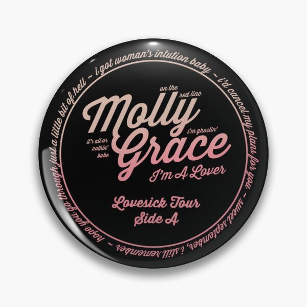 Item preview, Molly Grace’s Lovesick Tour Setlist Circle (Side A) designed and sold by R. Hatchet Designs.